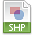 SHP file extenstion icon